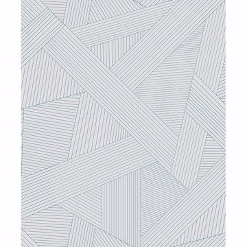 Picture of Preston Light Grey Geometric Wallpaper