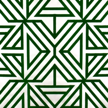 Picture of Helios Green Geometric Wallpaper