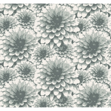 Picture of Umbra Teal Floral Wallpaper