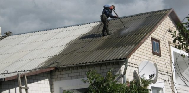 Как заделать трещину в шифере на крыше