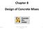 Chapter 8 Design of Concrete Mixes