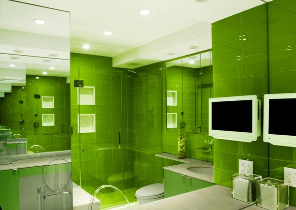 Green Bathroom Designs