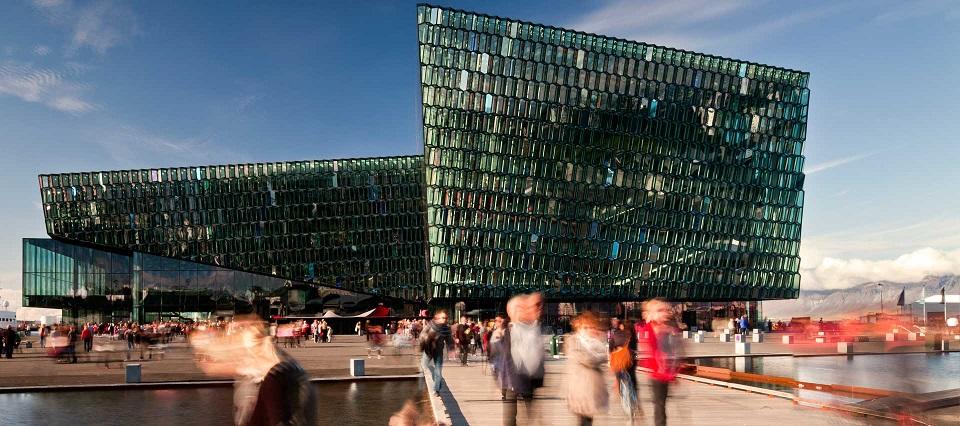 Harpa Concert Hall in Reykjavik