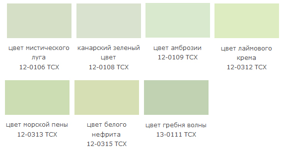 Бело зеленый цвет, сочетание зеленого цвета