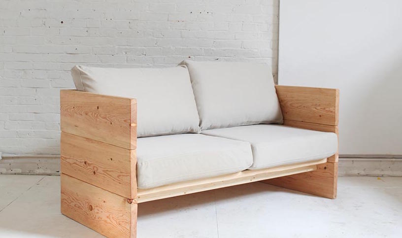 Как сделать простой диван из фанеры