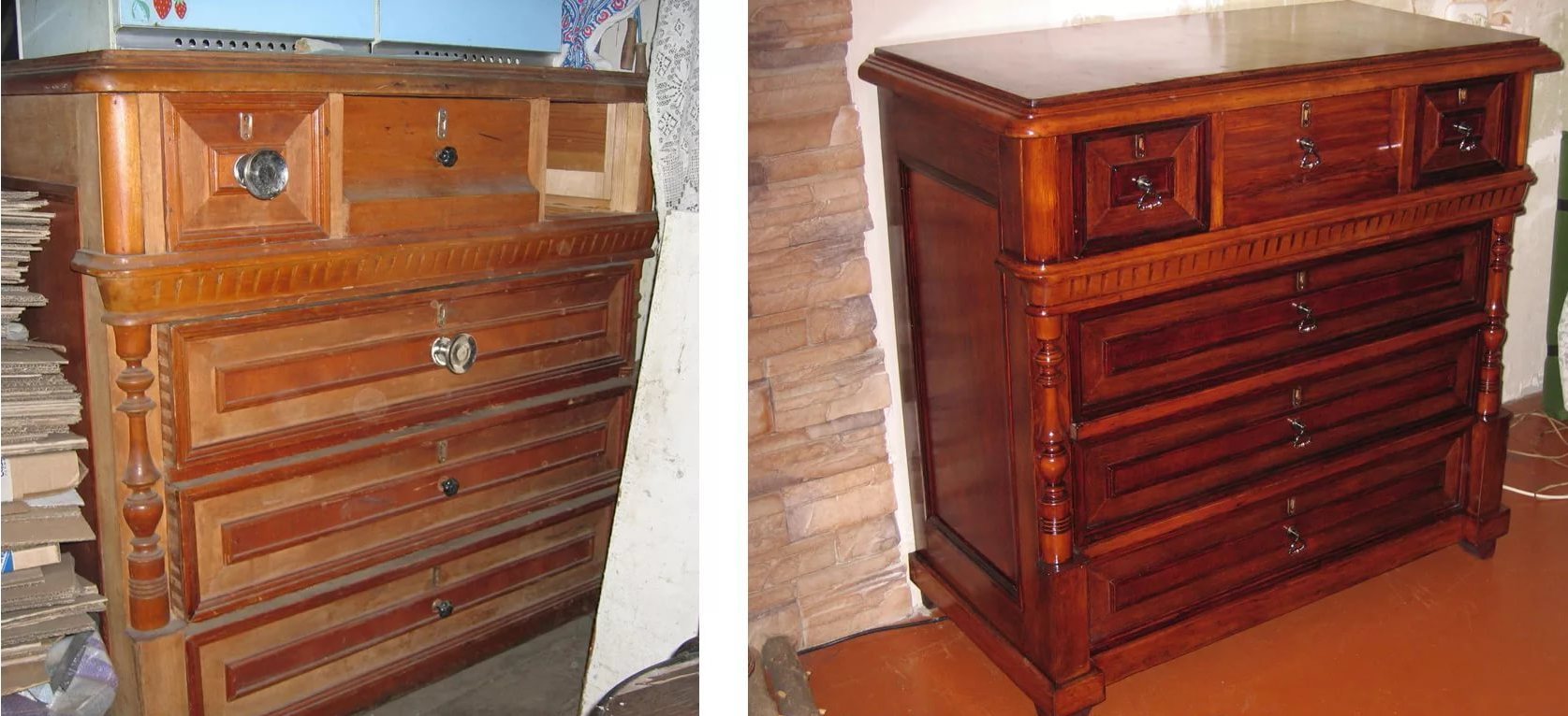 Техника реставрации старой мебели