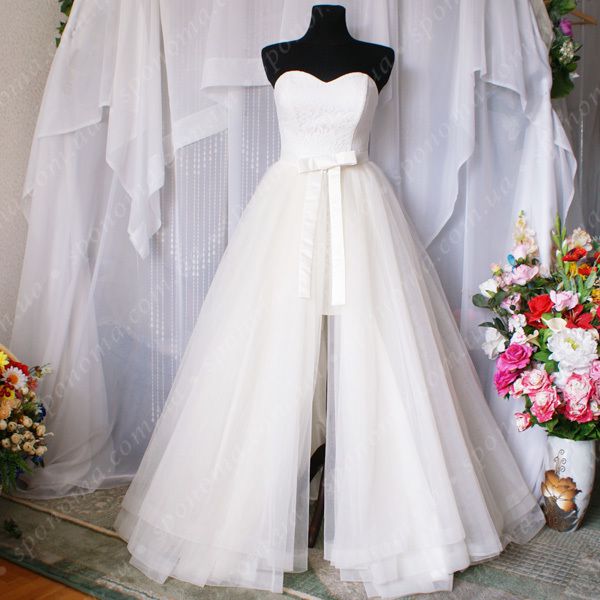 Стильное свадебное платье - трансформер