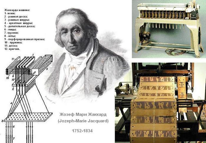 Француз Жозеф Жаккард придумал первый ткацкий станок