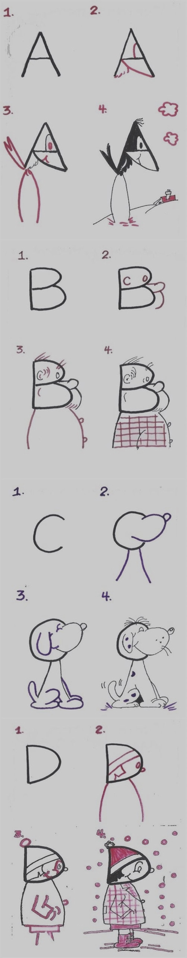 Easy Step by Step Art Drawings to Practice (2)