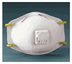 N-95 Respirator with exhalation valve